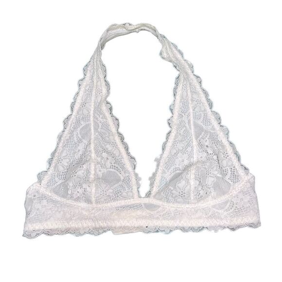 Intimately Free People Galloon Lace Halter Bra Size M - Picture 2 of 9